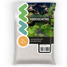 Грунт для аквариума Novamark HARDSCAPING Светлый песок 0,4-0,8 мм, 2л