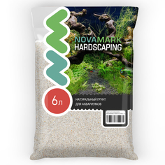 Грунт для аквариума Novamark HARDSCAPING Светлый песок 0,8-2,0 мм, 6л