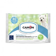 Салфетки CAMON Leis влажные с маслом нима и лавандой, 40 шт/уп.