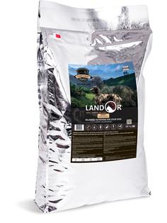 Корм для собак Landor, ягненок с рисом обогащенный, 15 кг