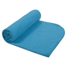 Плед подстилка полотенце для кошек, собак Umkapets 100х70см, цвет голубой