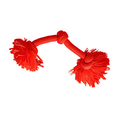 Игрушка для собак Playology Dri-Tech Rope жевательный канат, говядина, красный, большой