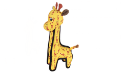 Игрушка для собак Flamingo Жираф, с пищалкой, желтый, 33,5 х 14 х 9 см