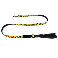 Поводок для собак United Pets Complete me, разноцветный рисунок, 120 см, 25 мм