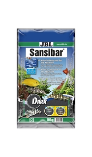 Грунт для аквариума JBL Sansibar DARK декоративный, чёрный, 10 кг