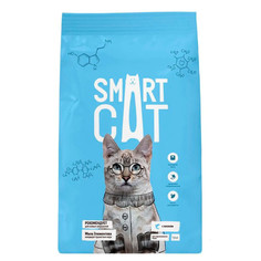 Сухой корм для кошек Smart Cat для стерилизованных с лососем, 1.4 кг