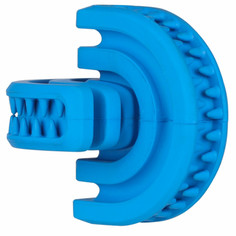 Игрушка для собак Mr.Kranch Головоломка дентальная с ароматом курицы, синяя, 8 х 8.5 см