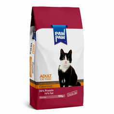 Сухой корм для кошек Pawpaw Adult Cat Food Gourmet с бараниной, 15 кг