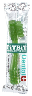Лакомство для собак TiTBiT Дентал+ зубная щетка с мясом кролика, 13 г