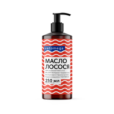 Масло лосося для питомцев VETOMEGA 250 мл