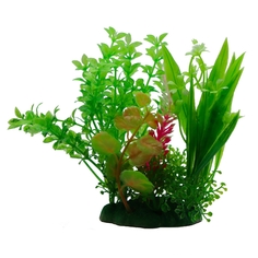 Искусственное растение для аквариума Ripoma Кустик, 00113046 7х12 см