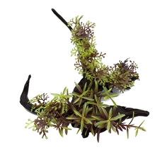 Искусственный декор для аквариума Ripoma Коряга с растениями, 00116698 14х14х10 см