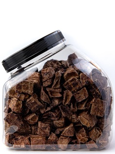 Лакомства для собак GRIZGO Легкое свиное, кубик, банка, 2.5 л, 200 г
