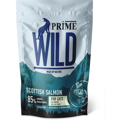Сухой корм для кошек Prime Wild GF Scottish беззерновой, с лососем, 500 г P.R.I.M.E.