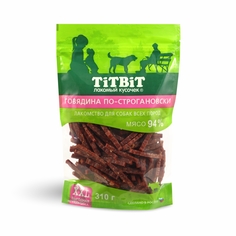 Лакомство для собак TiTBiT Говядина по-строгановски - XXL, 310 г