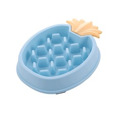 Миска для собак Bentfores Ананас для медленного кормления, 25 х 20 х 4.5 см