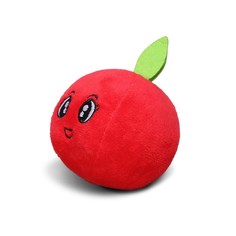 Игрушка для кошек Bentfores Яблоко, ? 9 см, красный, зеленый