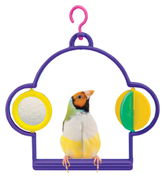 Игрушка для птиц Penn-Plax качели с зеркалом и спиннером