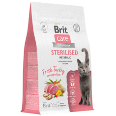 Сухой корм для кошек BRIT CARE Cat Sterilised Metabolic с индейкой, 0.4 кг Brit*