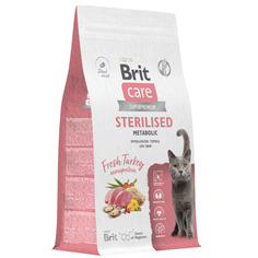 Сухой корм для кошек BRIT CARE Cat Sterilised Metabolic с индейкой, 1.5 кг Brit*