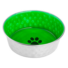 Миска для животных Mr.Kranch Candy с керамическим покрытием, 1.2 л, зеленая
