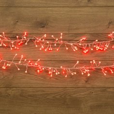 Новогодняя электрическая гирлянда Neon-Night Мишура LED 885466 303-602 3 м красный