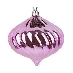Елочная игрушка Monte Christmas Розовый волчок N6380614 8 см 1 шт.