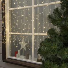 Световой занавес HTI 3584250 2х1,5 м белый теплый