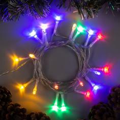Световая гирлянда новогодняя Luazon Lighting нить Р00011586 2 м разноцветный