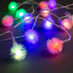 Световая гирлянда новогодняя Luazon Lighting ежики Р00011586 3 м разноцветный