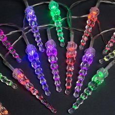 Световая гирлянда новогодняя Luazon Lighting сосульки Р00011586 3 м разноцветный