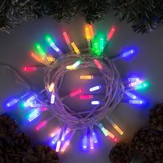 Световая гирлянда новогодняя Luazon Lighting звездочки Р00011586 5 м разноцветный