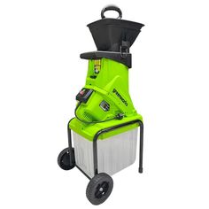 Измельчитель садовый электрический Greenworks GACSB, 2500 Вт с контейнером