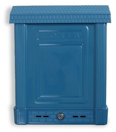 Ящик почтовый с замком (синий) Alternativa