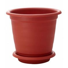 Цветочное кашпо Natura с поддоном 1565831-K 13 л терракот 1 шт. No Brand