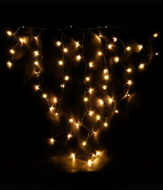 Световая гирлянда новогодняя Ripoma glq -301-6m-216-y 6 м желтый