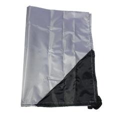 Коврик для пляжа и пикника с карманами Beach Mat, 1 местный 70x200 см, в чехле, Серый No Brand