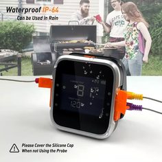 Термометр WR01 для гриля барбекю беспроводной Bluetooth BBQGURU с 6 щупами