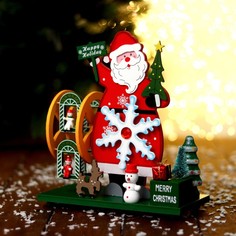 Новогодний сувенир «Дед Мороз» 21.5 ? 10 ? 24 см Лесная мастерская