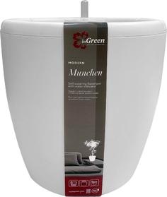 Цветочный горшок InGreen Munchen с автополивом Munchen 15587 6,2 л белый