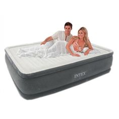 Надувная кровать Intex Comfort-plush elevated И64414-GW 203x152x46 см