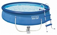 26168 Надувной бассейн Intex, 457х122см, фильтр-насос картр 3785 л/ч