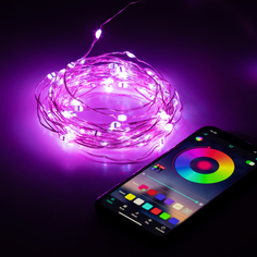 Светодиодная гирлянда ЭРА нить 220V динамичный RGB ЕGNIG - PU Б0055994 ERA