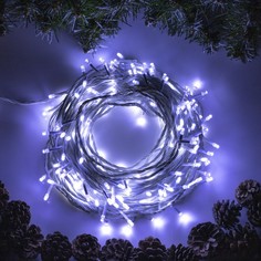Световая гирлянда новогодняя Luazon Lighting нить 3556820 20 м белый