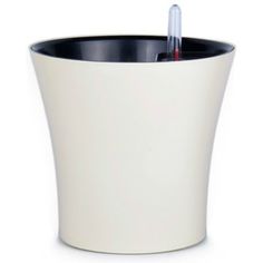 Цветочный горшок с автополивом комфорт ПИ-24-8ТХ 2,5 л бежевый 1 шт. No Brand