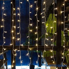 Украшение WINTER GLADE Электрическая гирлянда-занавес Winter Glade Теплый белый свет 195 л