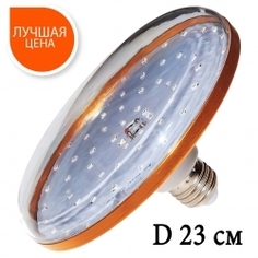 Фитолампа Е27 Блюдце D230 Биколор No Brand