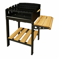 Гриль Grillux Orion Plus угольный стационарный каркасный черный 92 x 95 x 69 см
