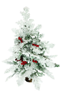 Ель искусственная Christmas 1073247 9183-1 60 см зеленая заснеженная