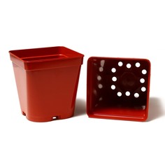 Горшок для рассады, 3 л, 16 ? 16 ? 16 см, терракотовый, Greengo